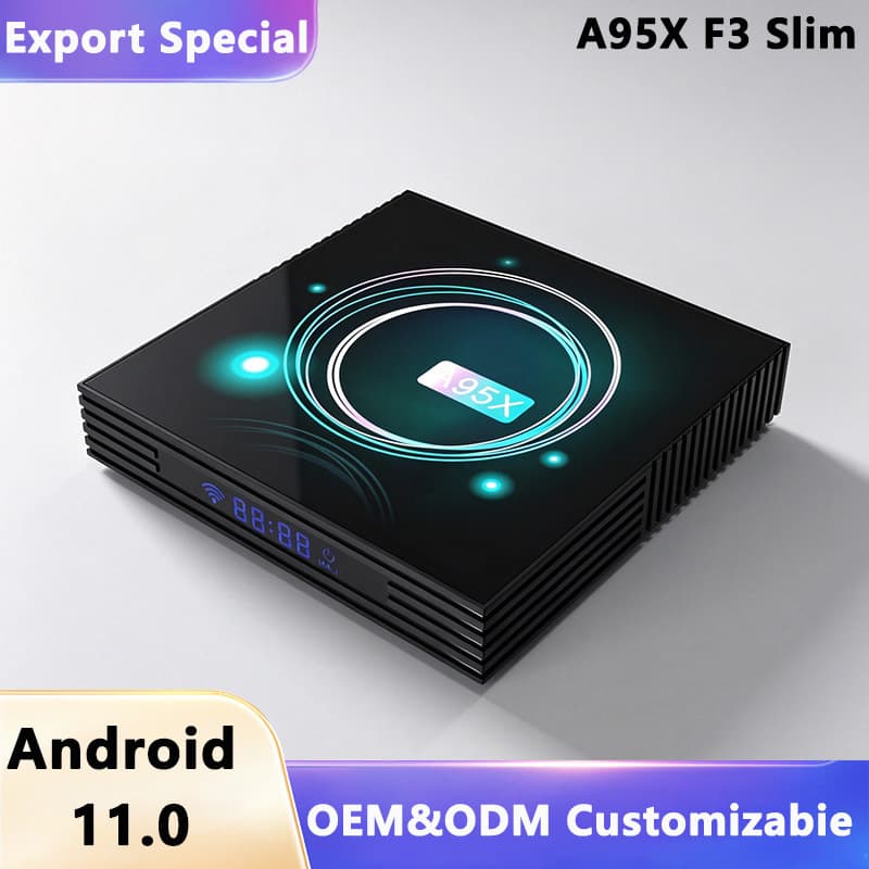 Foreign trade A95X F3 Slim network set-top box smart Android TVBOX dual-band set-top box source factory