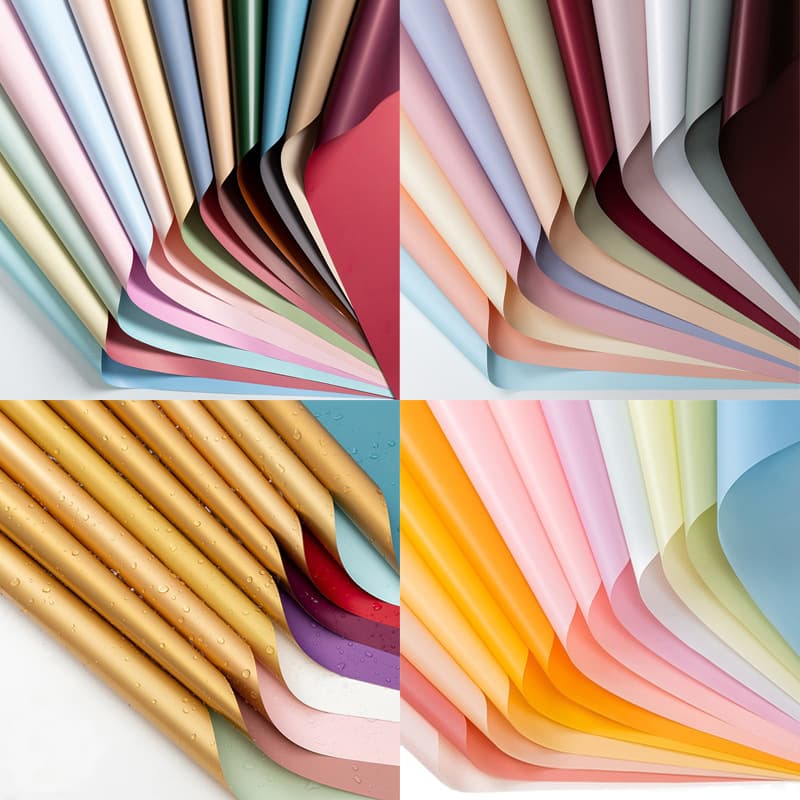 Flower wrapping paper wholesale Korean paper flower shop bouquet special material matte paper flower paper package flower paper handmade diy