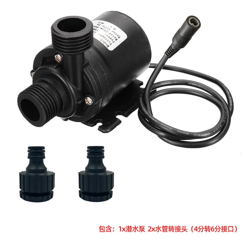 Fish Tank Water Pump DC Submersible Pump Brushless Motor Small Booster Pump for Aquarium, Water Feature, Water Cooling, Low Noise Pump
