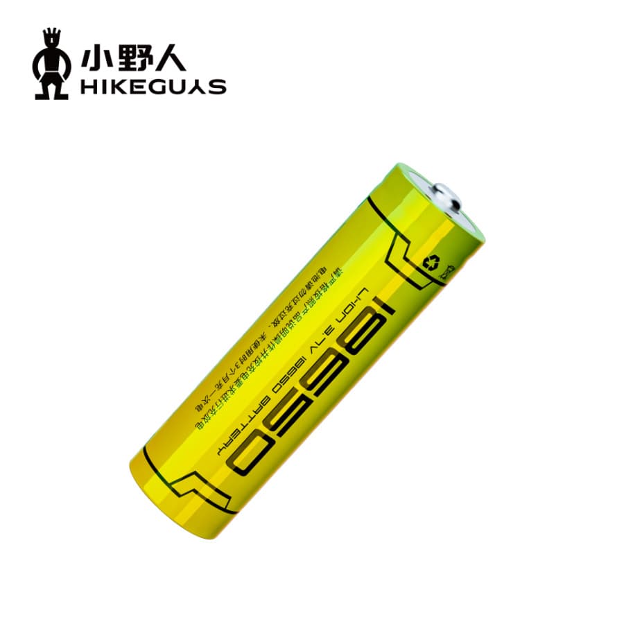 Little Wildman flashlight battery, 18650 lithium battery, 3.7V rechargeable, 2400mAh/50000mAh.