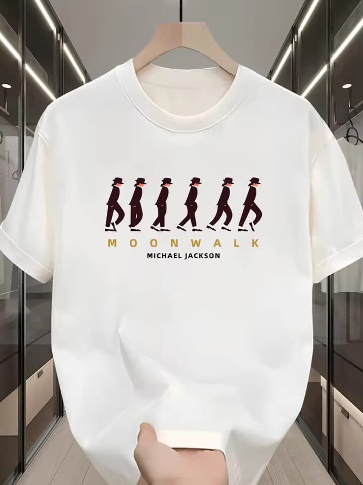 [Cross-border European code] Michael Jackson-American printed graphic short-sleeved children's t-shirts for boys and girls