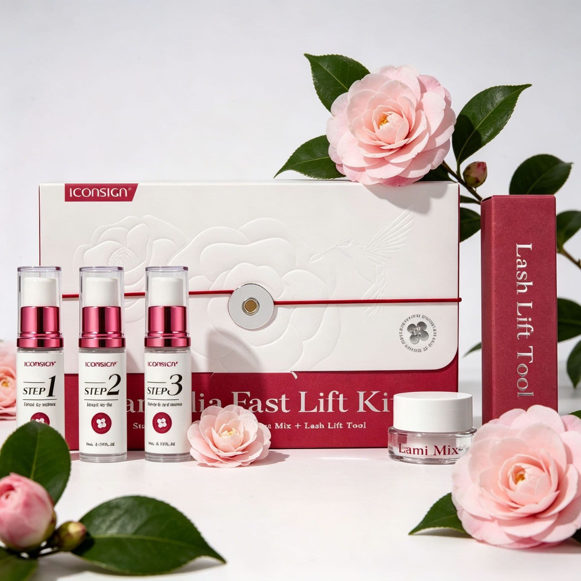 Lashlift Camellia Water-Glow Quick Flash Eyelash Lifting Gentle and Fast Keratin Eyelash Perm Kit