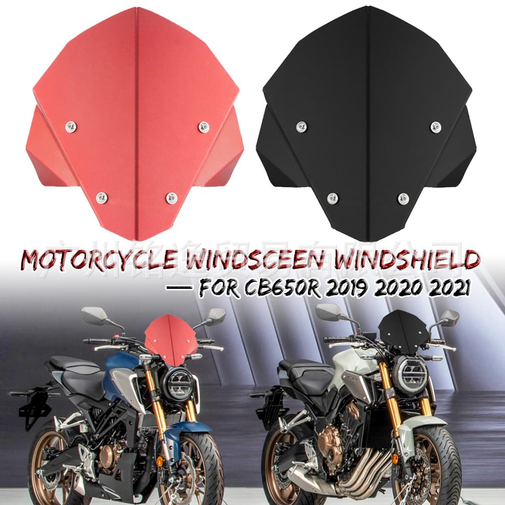 Motorcycle Headlight Cover Windshield Wind Deflector Accessory for Honda CB650R 19-21 Modification