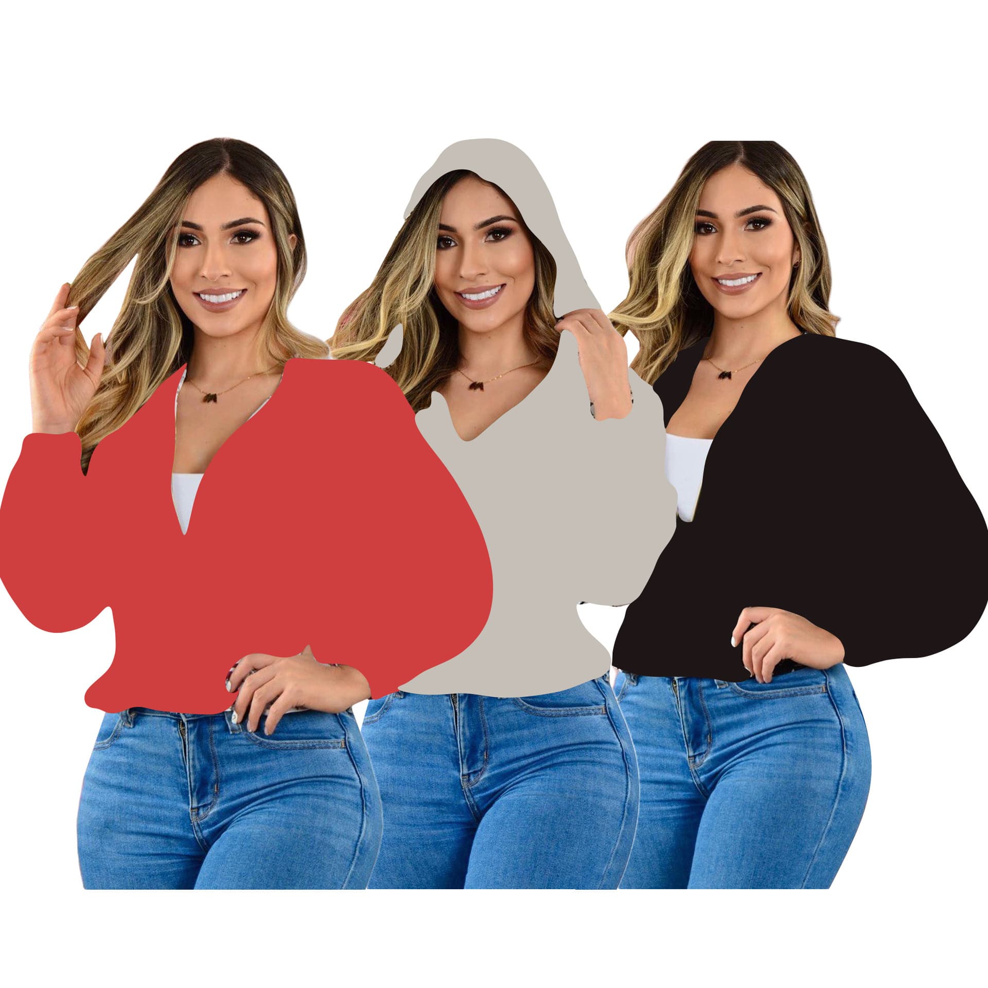 Q6170 Spring/Summer Women's Hooded Loose Fitted Waist Jacket Trendy Sun Protection Casual Coat 3 Colors In Stock