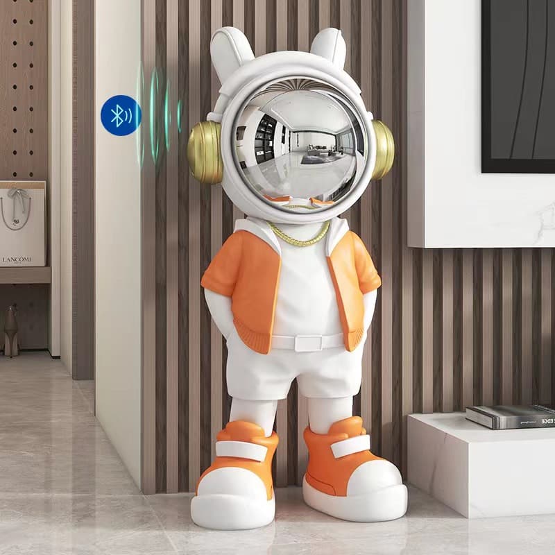 Astronaut landing astronaut decoration living room TV cabinet next to sofa home decoration office company lobby
