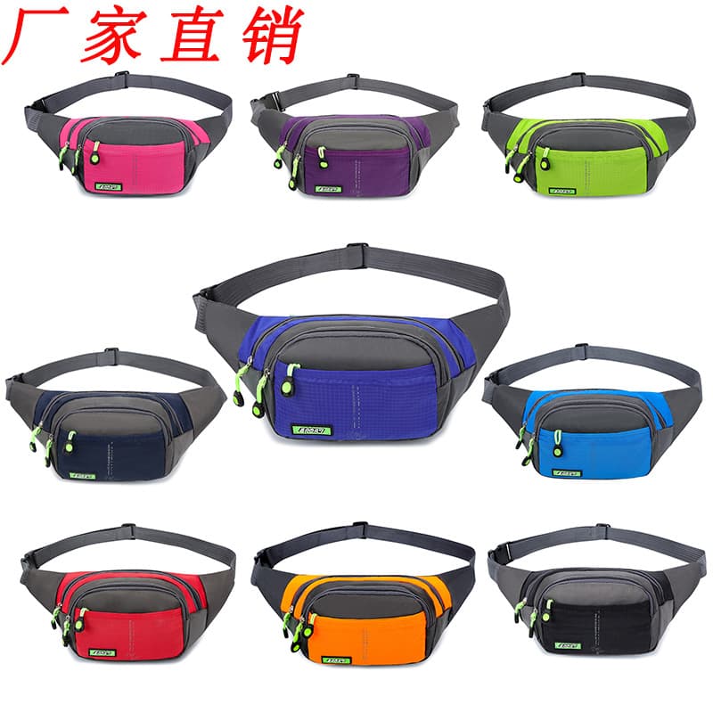Outdoor Hiking Multi-functional Unisex Running Waist Bag Leisure Travel Waterproof Money-Carrying Crossbody Chest Pack Wholesale Distribution