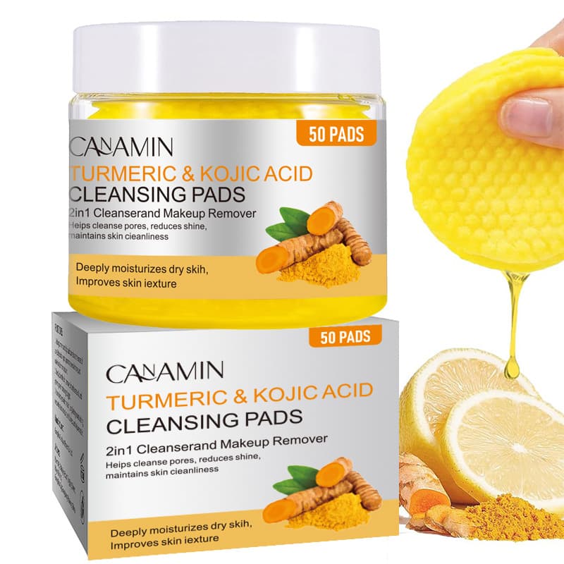 Cross-Border Exclusive Supply of Turmeric Kojic Acid Cotton Pads for Cuticle Removal and Facial Deep Cleansing