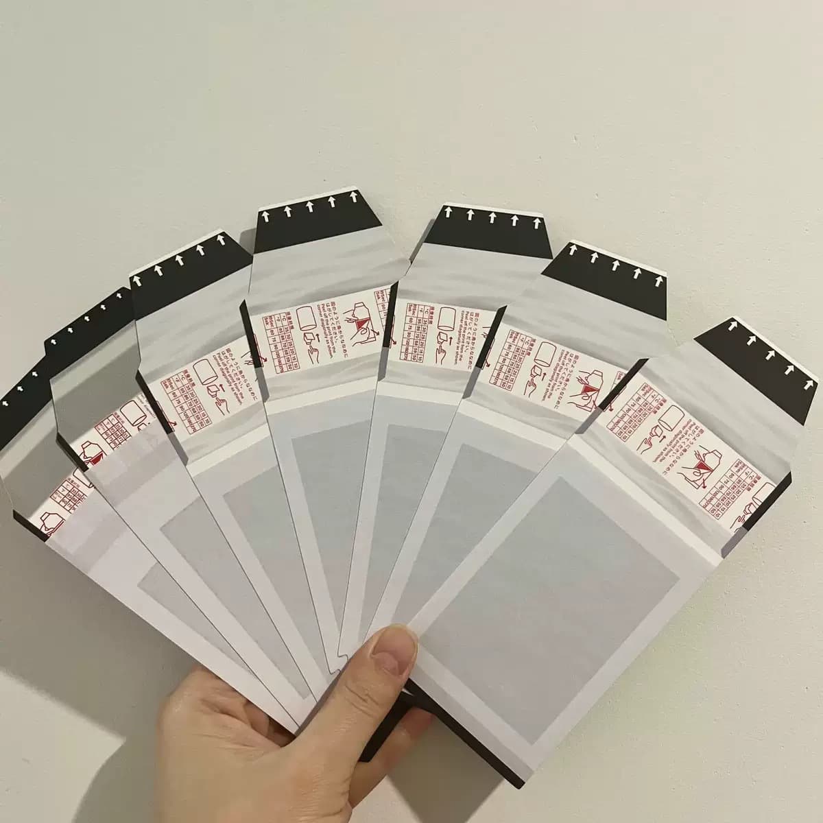 Celebrity imitation pull-apart film, pull-apart film negatives, popular pull-apart film