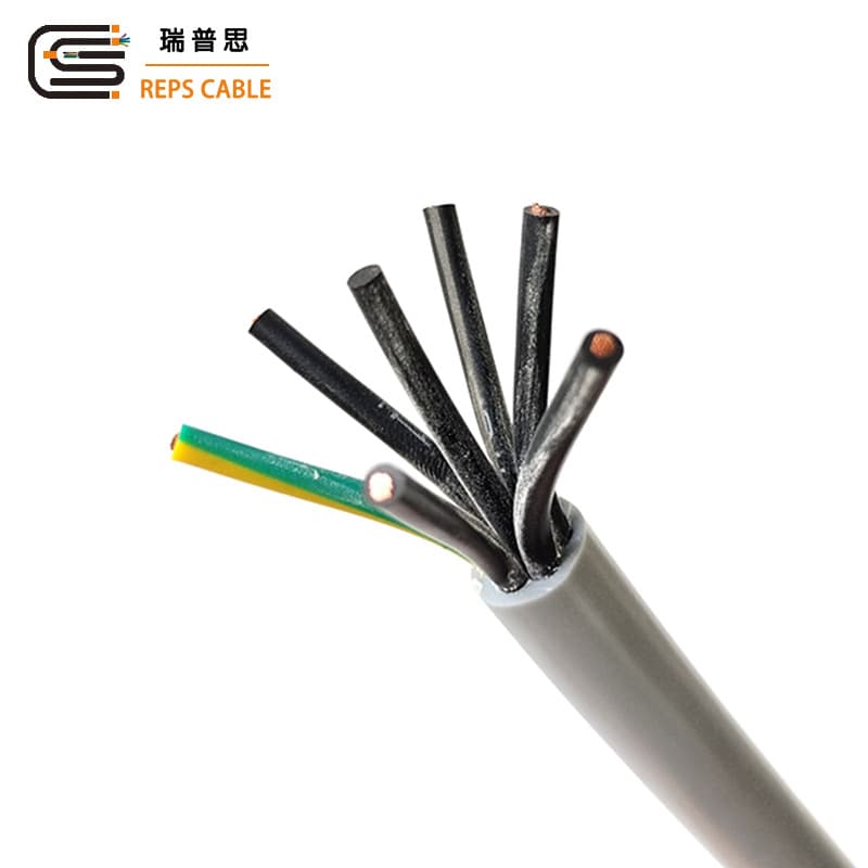 EU Standard H03VV-F/H05VV-F 2 3 4 5 Core 0.5/0.75/1.5/2.5/4/6 mm² Cable