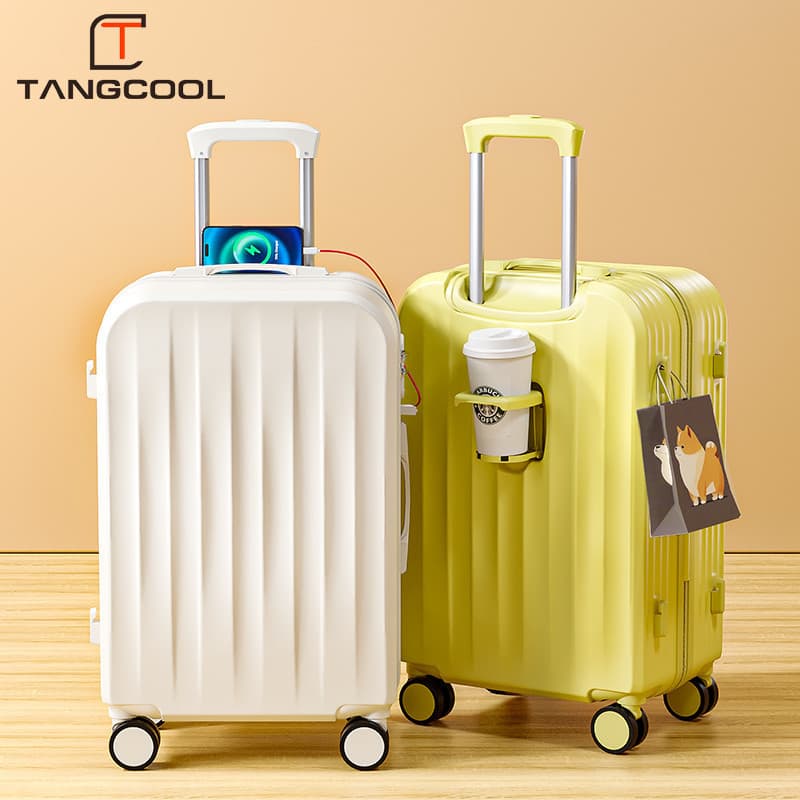 Suitcase women's 24-inch trolley case women's new model student 20-inch carry-on travel luggage multi-functional combination lock 26-inch