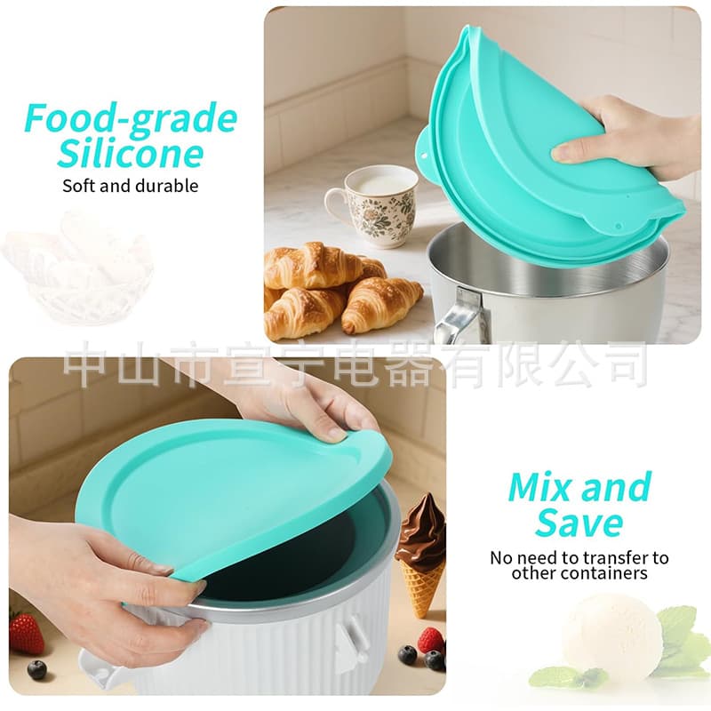 Glass Bowl Cover for KitchenAid 5QT Stand Mixer K5GB Splash Guard KSM150PS Parts
