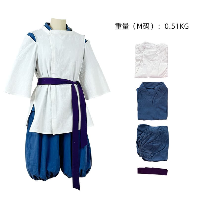 Spirited Away Haku Chihiro Cosplay Costume Kohaku River Master Kariginu Stage Play Version Cosplay Outfit Women