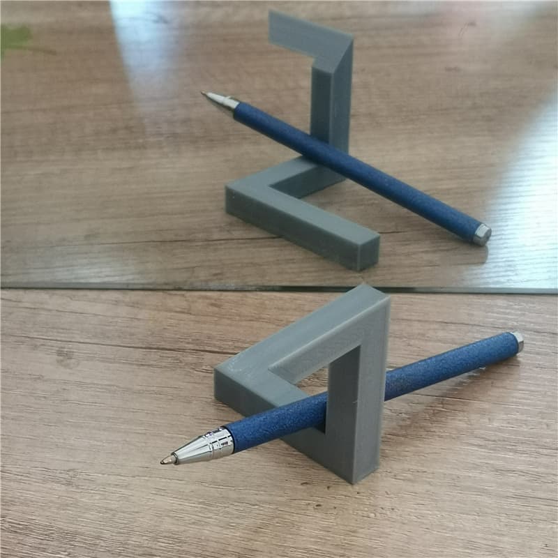 3D printing optical illusion Penrose triangle penrose pose magic prop impossible triangle