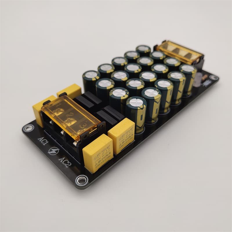 Dual Power Supply Rectifier Filter Module Amplifier Rectifier Filter Board Output Positive/Negative DC Voltage Full Bridge Rectifier Filter