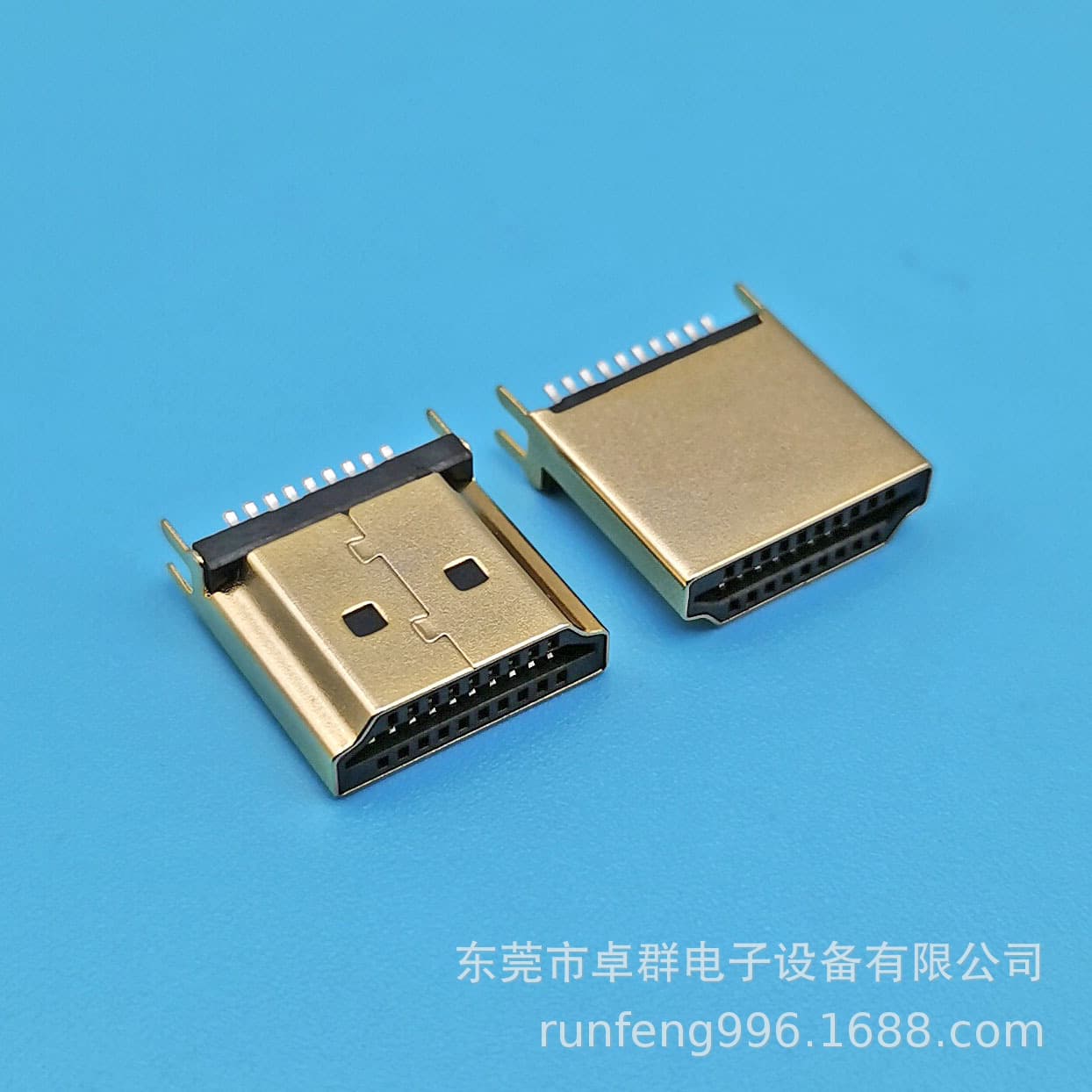 Supply HDMI A male plywood plug plywood 1.6 HDMI 19P A type male connector