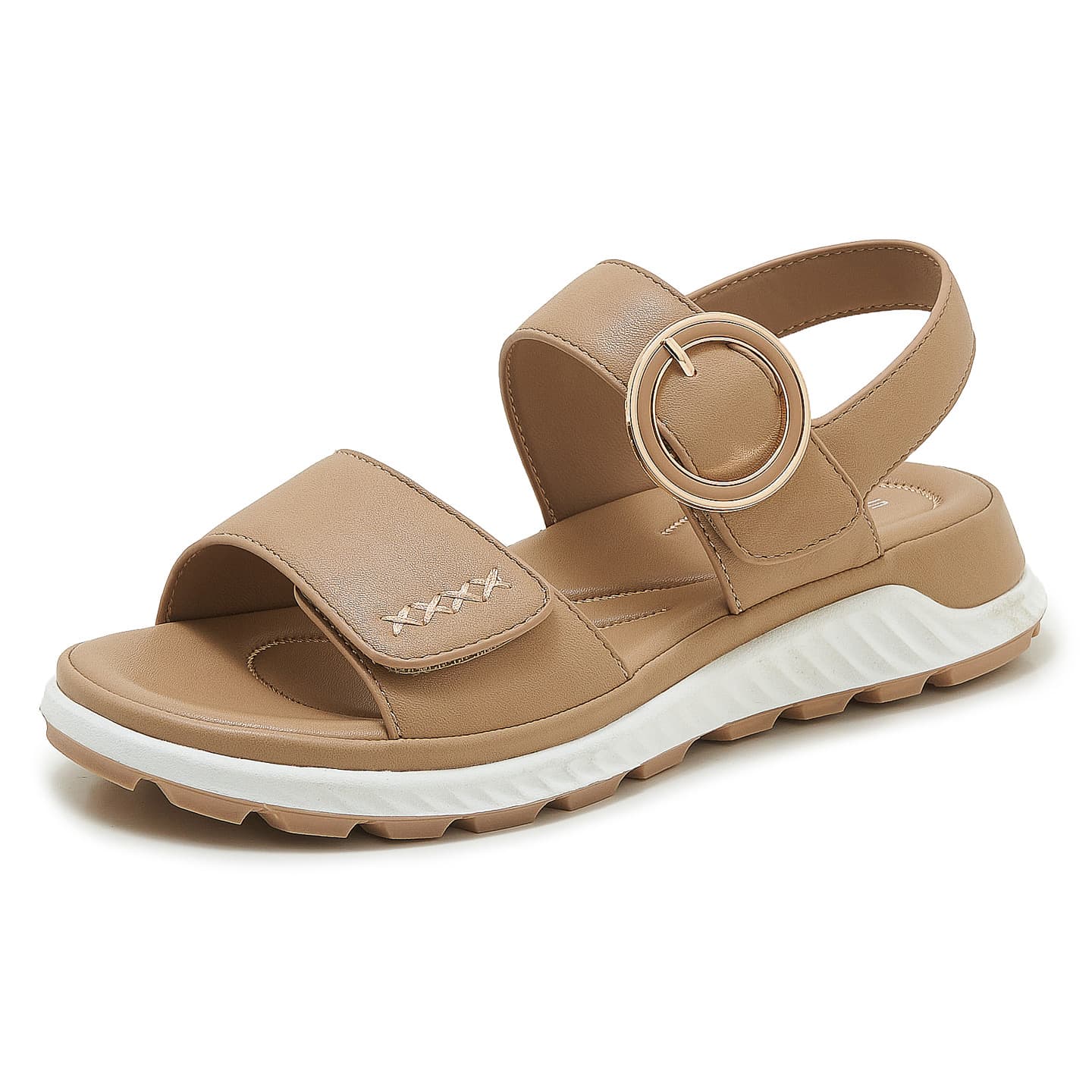3008-1 Summer 2026 metal buckle thick-soled sandals for women soft-soled non-slip mom shoes support shipment to Europe, America and South Africa