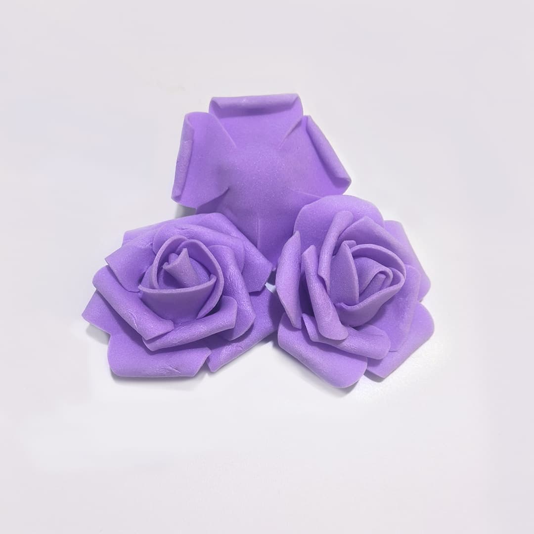 5cm Artificial PE Foam Rose Heads Wedding Decoration Bouquet Flower Ball Wreath Material DIY Fake Flower Foam Flower
