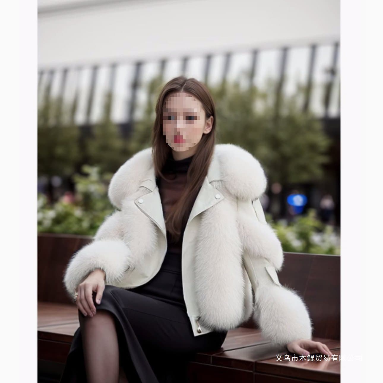 Winter New Style Women's Imitation Fox Fur Cotton-Padded Casual Chic Fur Coat Loose High-Quality Imitation Fur Coat
