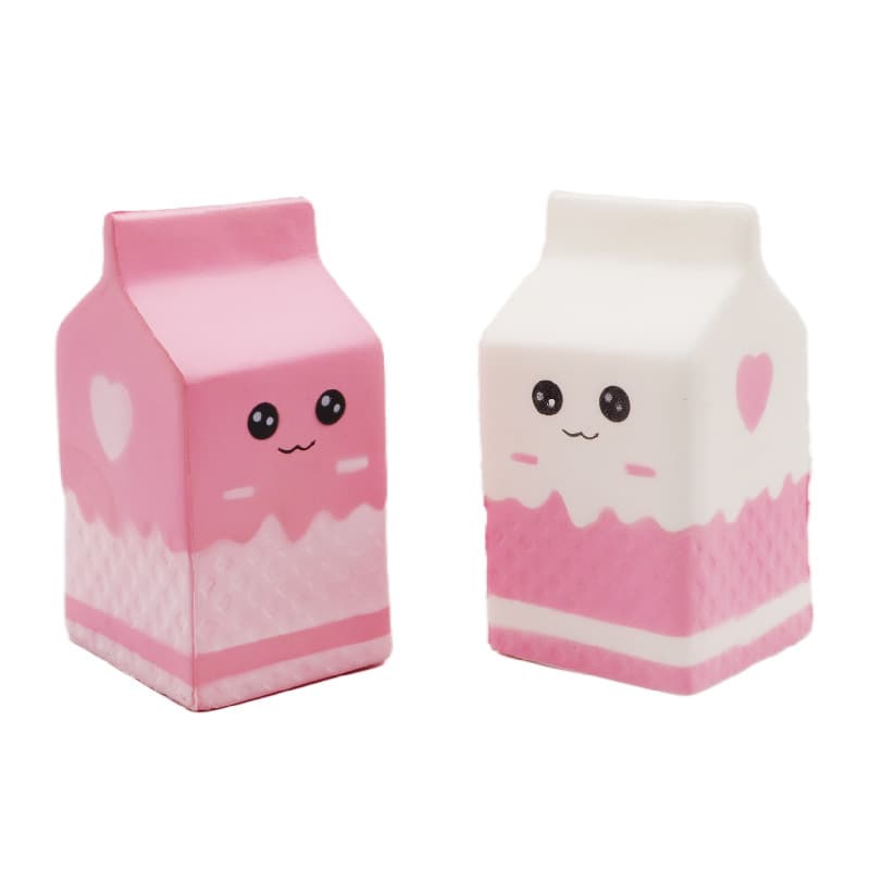 Cross-border slow rebound milk box Squishy PU simulated milk box yogurt box pinch children's benefit