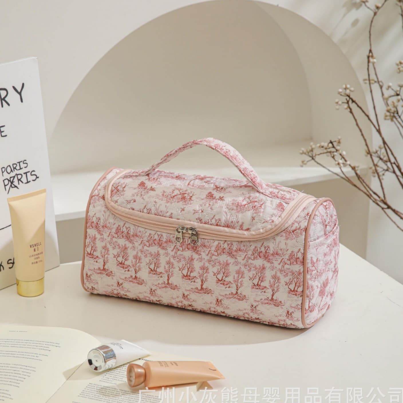 New Cross-Border Hair Dryer Storage Bag Large Capacity Curling Iron Portable Travel Hair Dryer Tool Organizer
