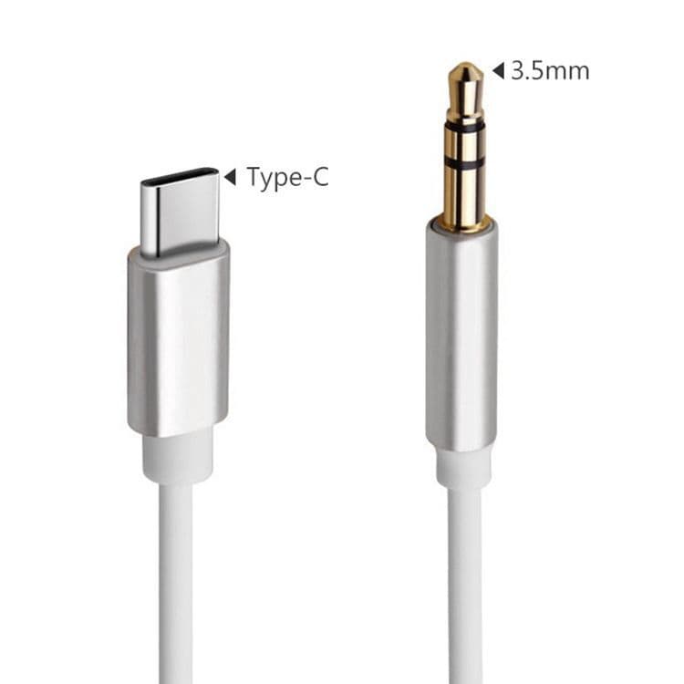 Type-C to 3.5mm Audio Cable with Digital Chip for Huawei, Google AUX Car Audio Adapter