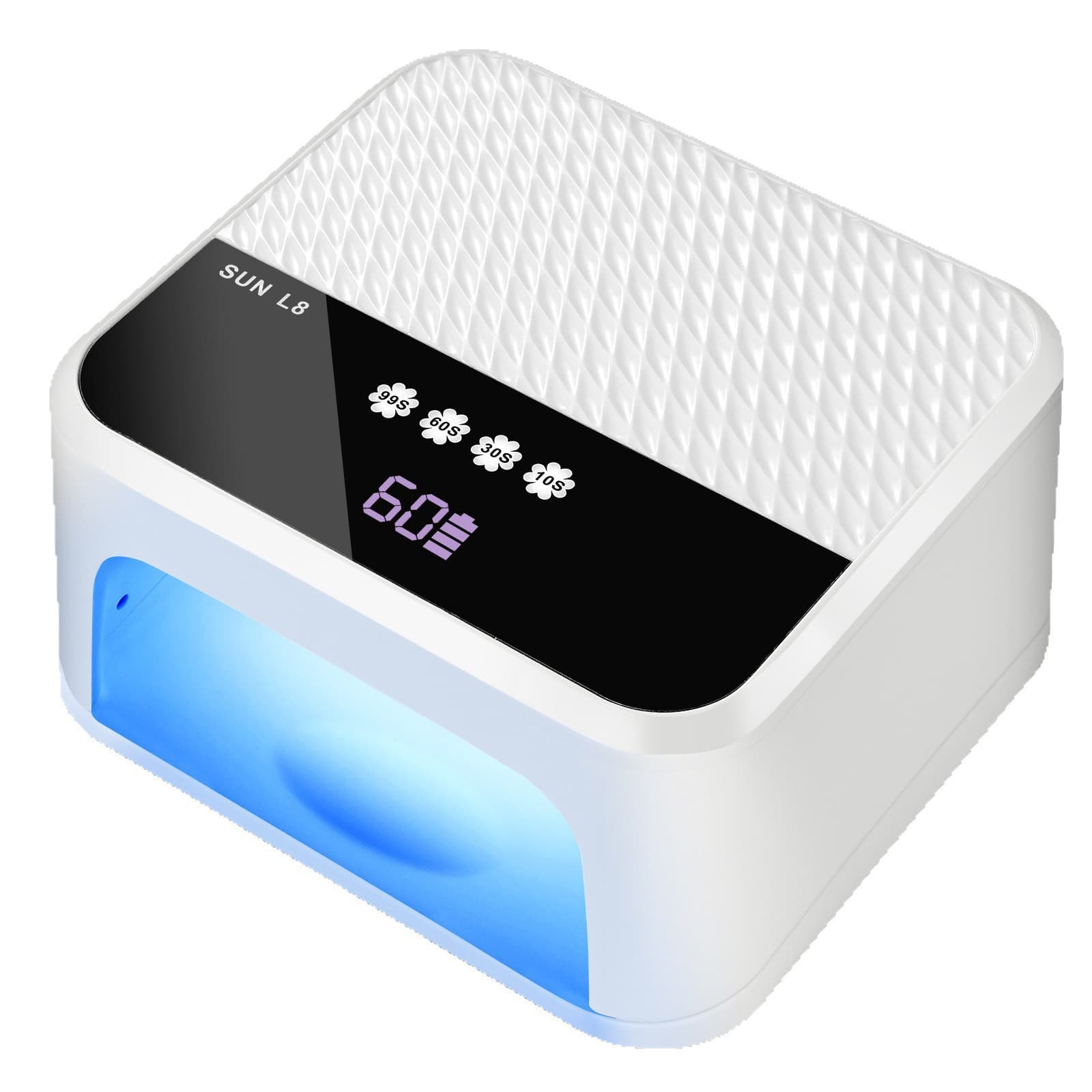 268W High Power Nail Lamp Rechargeable UV+LED Dual Light Source Nail Curing Lamp for Professional Nail Technicians Cross-Border