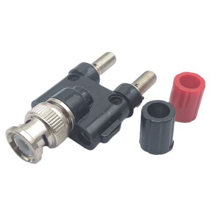 BNC Nickel Plated 4mm Banana Plug BNC Male to 2 Binding Post Video BNC Male and Female to 2 Banana Female Socket
