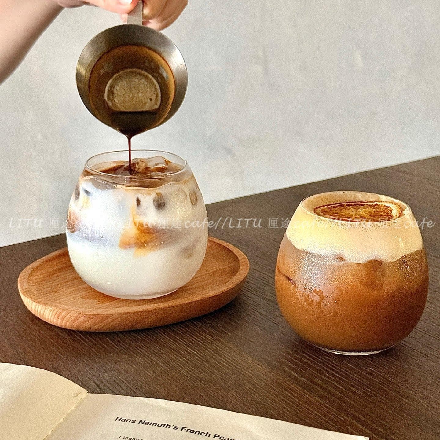 Creative Twilight Snow Latte Coffee Cup Egg-Shaped Glass Simple Water Cup Juice Cup Ice Cream Milkshake Dessert Cup