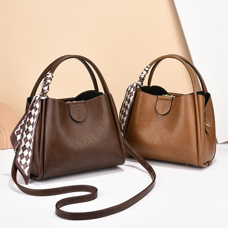 Women's 2025 New Fashion Bucket Bag, Trendy PVC Shoulder Crossbody Bag, Ladies Handbag, Women's Bag for Cross-border
