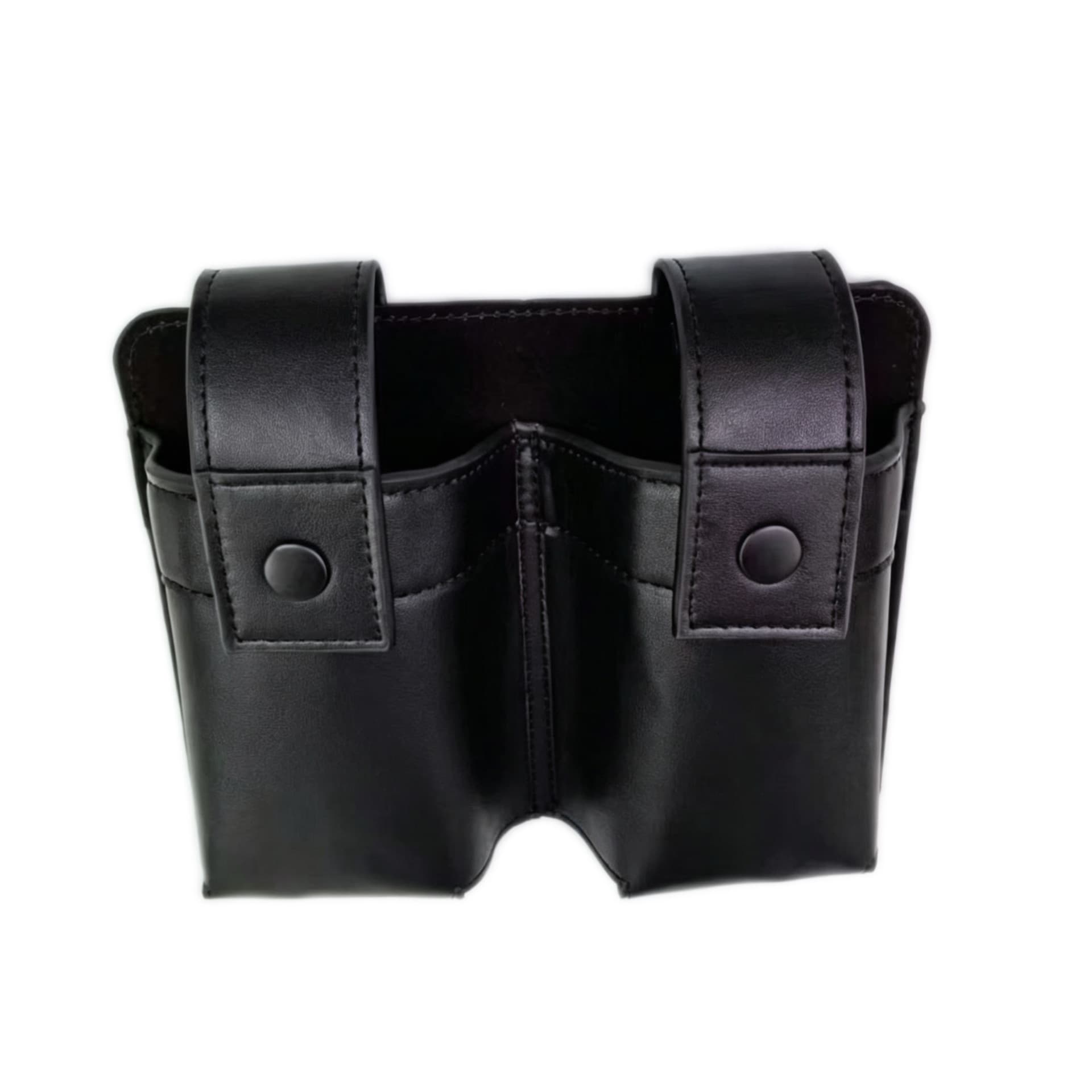 Type 97-2 Double Tactical Leather Magazine Pouch, Standard Outdoor Belt Clip Magazine Bag