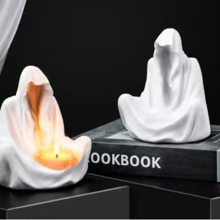 Cross-border wizard decorations, candlesticks, ghost clothes designs, weird master home garden decorations, candle cloaks