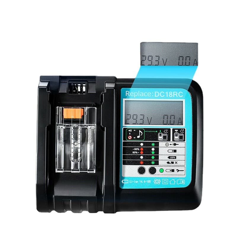 Replacement for Makita Battery Charger DC18RC CE Certified 14V 18V Lithium Battery Charger