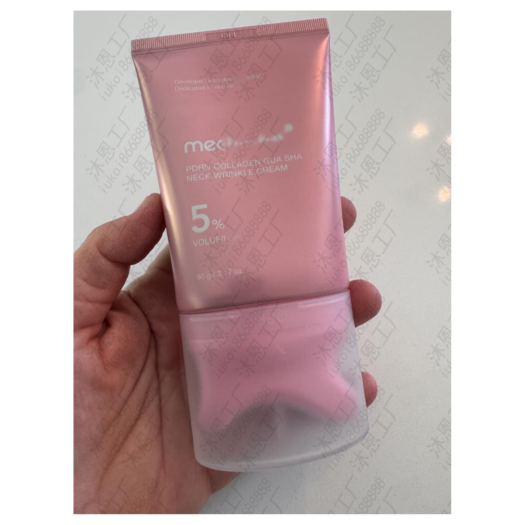 Cross-border COLLAGEN GUA SHA Neck Cream Collagen Anemarrhena Root Gua Sha Neck Firming Cream Face Cream