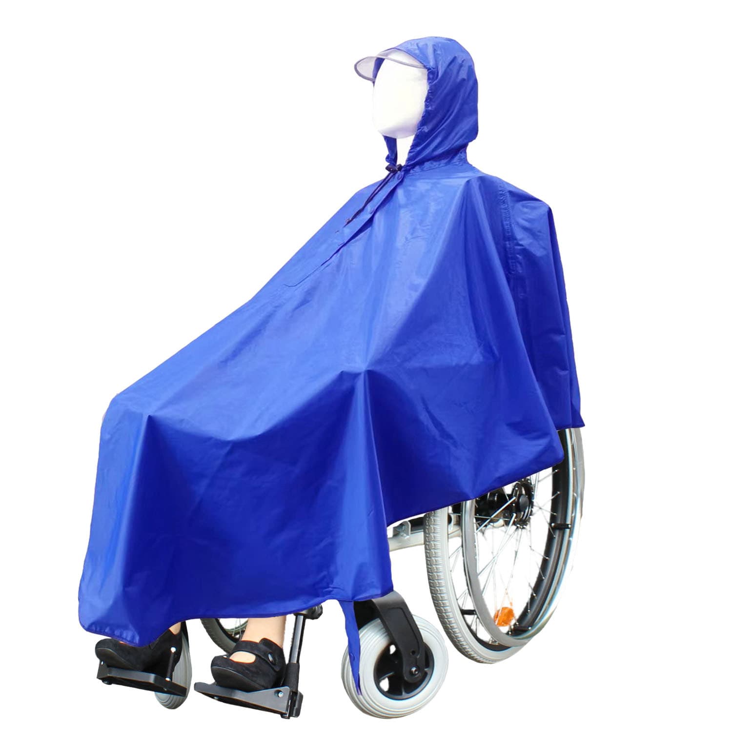 Stock Available Electric Wheelchair Specific Raincoat For Elderly And Disabled People Wheelchair Raincoat