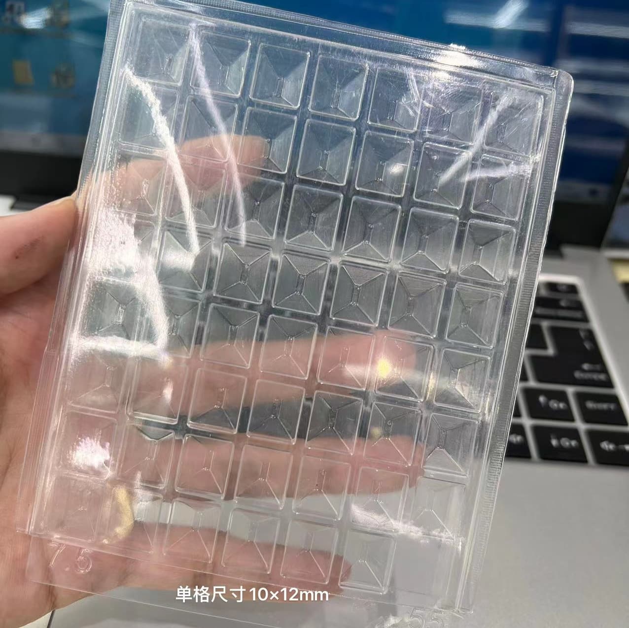 Diamond Storage Box Organizer Gemstone Box Nail Art Rhinestones Loose Stones Ice Flower Cut Zircon High Carbon Diamond Storage Box PVC Display Box
