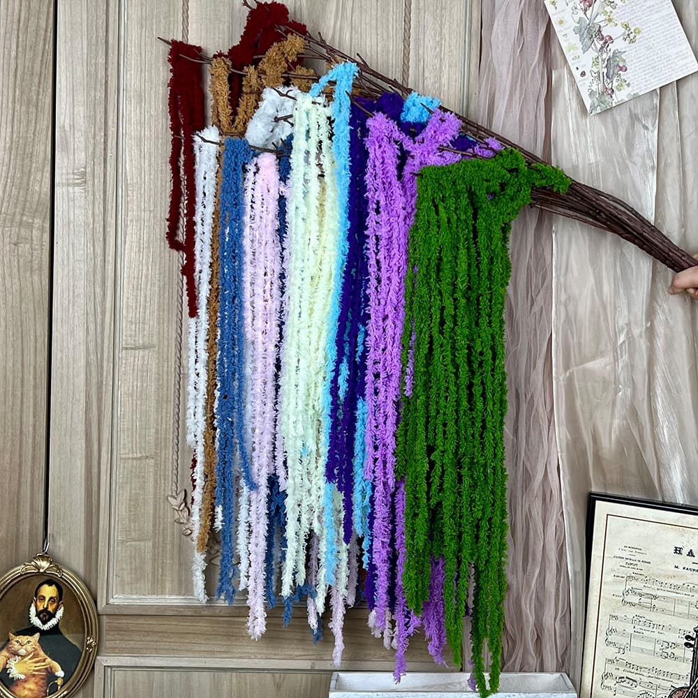 Simulated Hanging Rice Fake Flower Wool Soft Silk Lover Tears Artificial Flower Wedding Decoration Hanging Wedding Hall Scene Arrangement