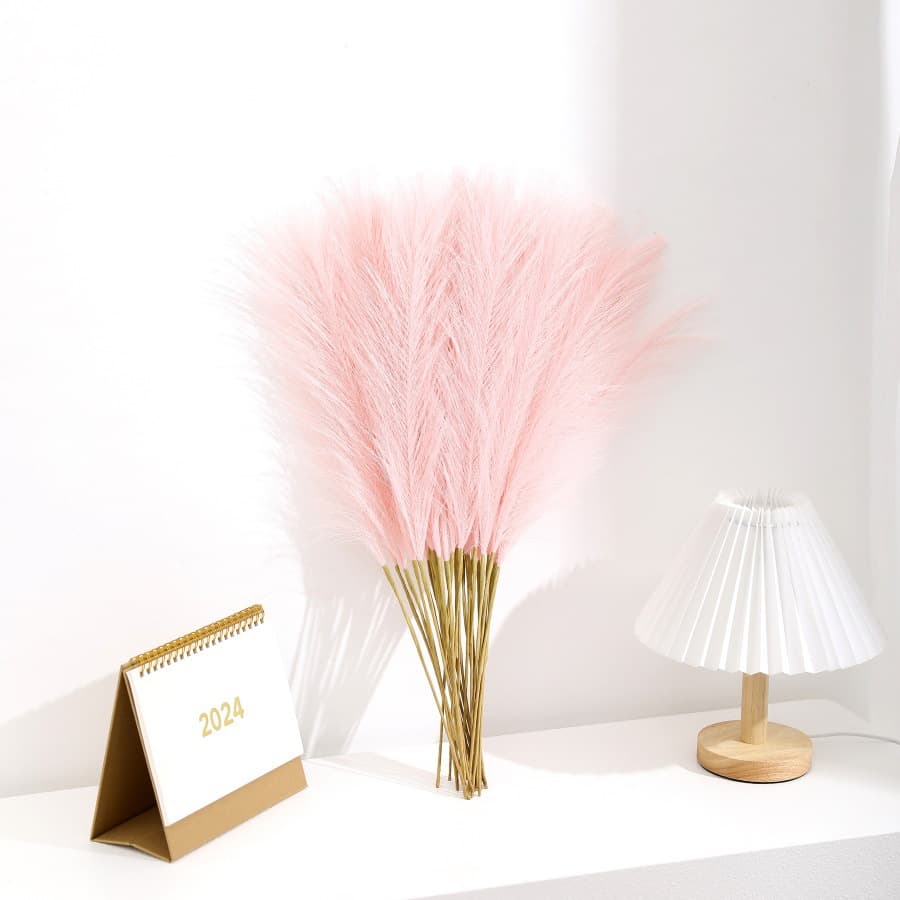 55cm Artificial Reed Pampas Grass Fake Flower Decoration Floral Arrangement Living Room Wedding Decoration Artificial Plant