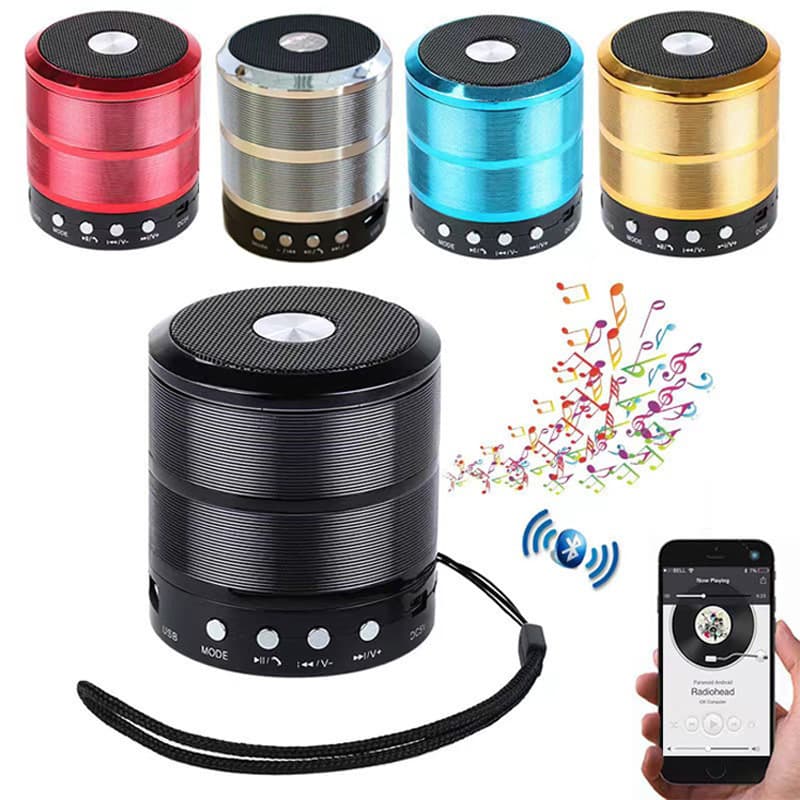 Factory Direct WS 887 Bluetooth Speaker, Card Slot Wireless Bluetooth Speaker, FM Hands-Free Calling Mini Speaker
