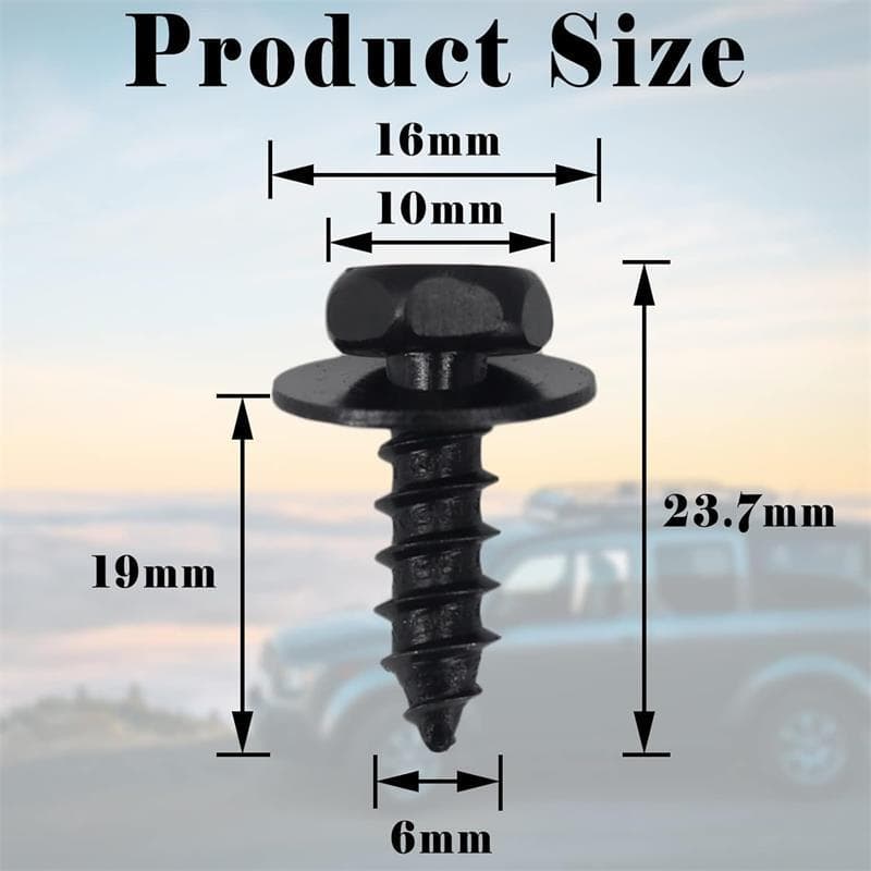 Suitable for Toyota Lexus Fender Bumper Hex Head 6*19 Self-Tapping Screws 90159-60498