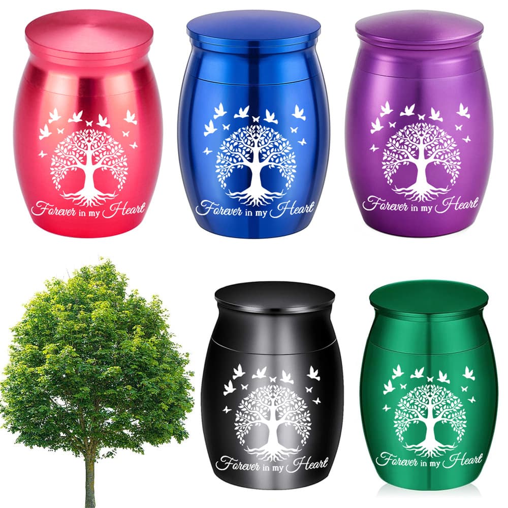 Amazon memorial pet urn, sealed and moisture-proof cremation ash storage jar, small funeral pet ash container.