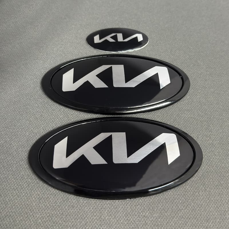 Compatible with new Kia logo modification KN hood front badge KIA Sorento K5 K3 Sportage Sportage Carnival rear badge