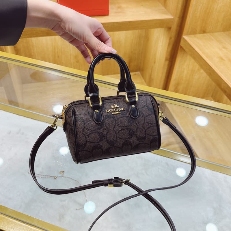 Classic Retro Boston New Style Small Handbag Casual Versatile Chic High-Fashion Trendy Top-Selling Shoulder Crossbody Bag