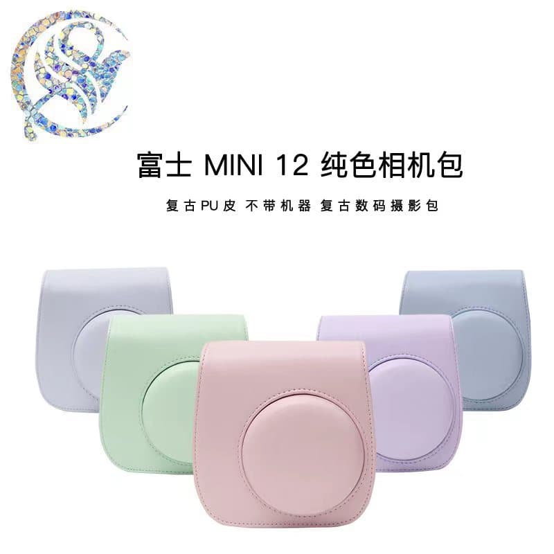 Solid Color Vintage Mini12 Instant Camera Bag Digital Computer/polaroid Camera/polaroid Camera Accessories