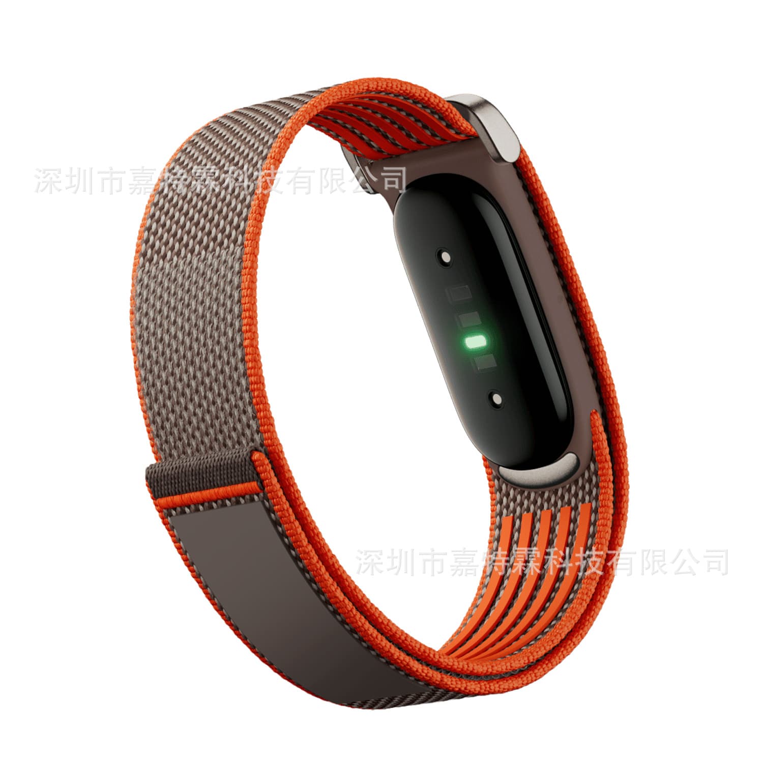 Compatible with Google Fitbit Air Nylon Strap Official Style Nylon Loop Hook and Loop Watch Band