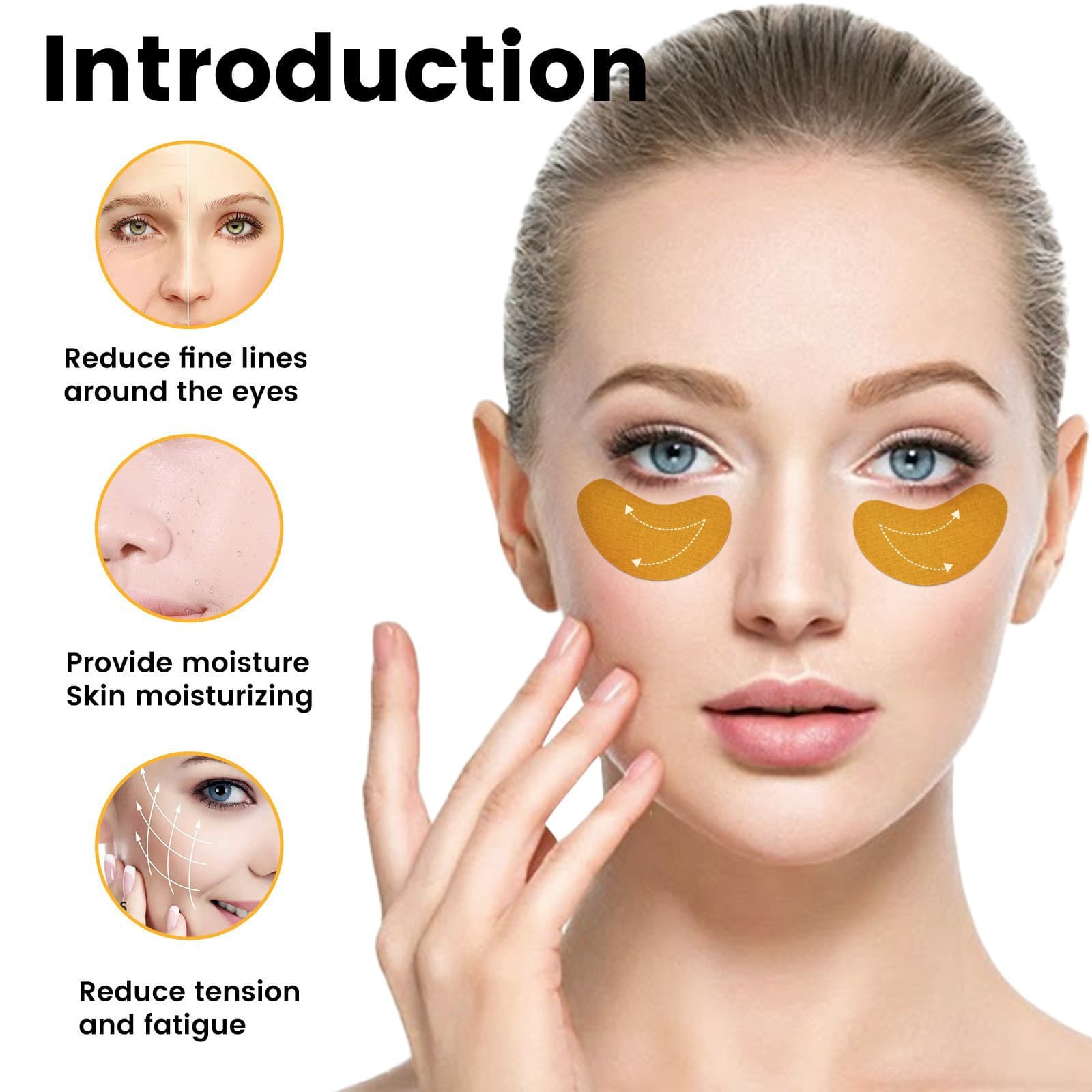 Cross-border EELHOE Forehead Wrinkle Firming Patch Nasolabial Fold Patch Eye Mask Moisturizing Hydrating Eye Mask Patch In Stock