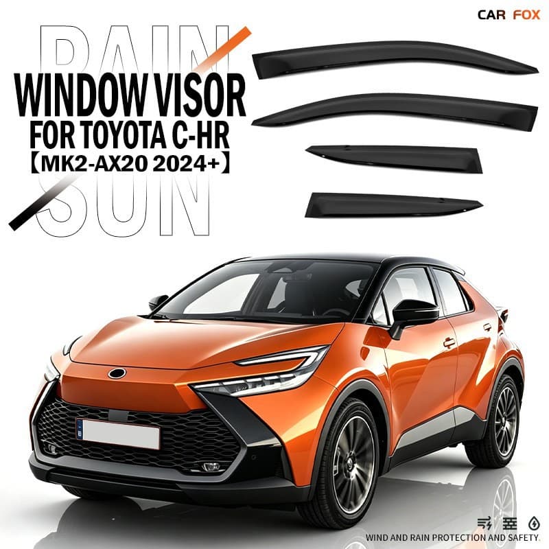 Window Visor Rain Deflector for Toyota C-HR