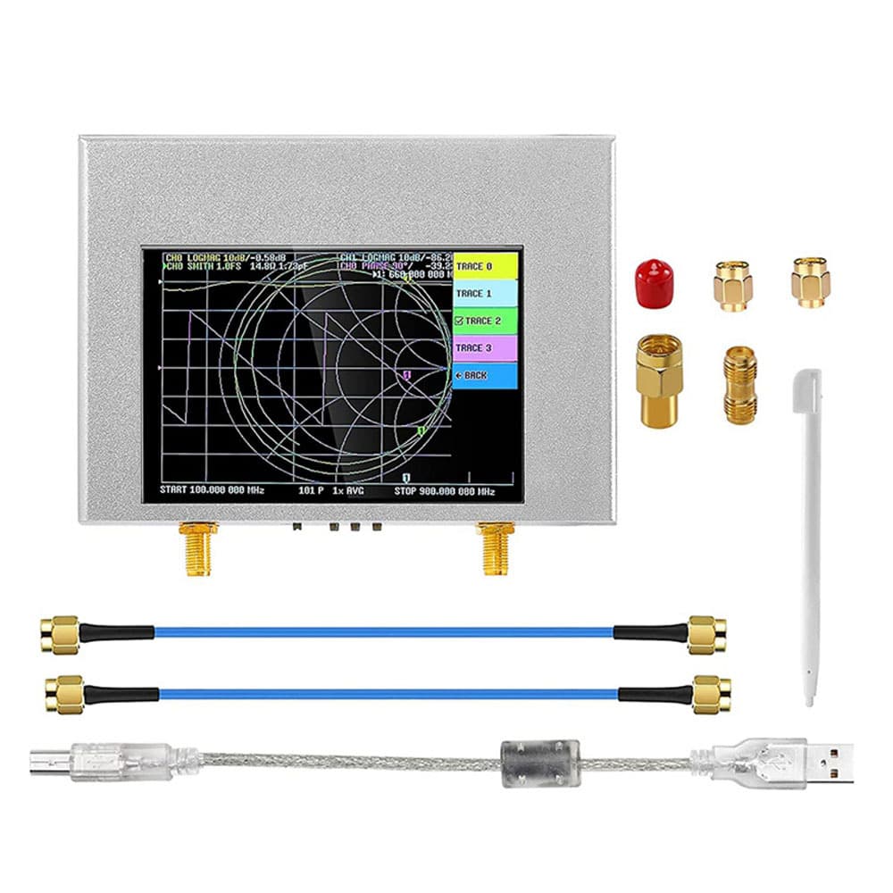 4-inch Vector Network Analyzer V2 Plus4. Measurement Range: 50kHz - 4GHz