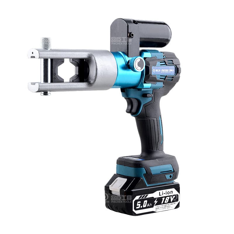 Lithium Battery Hydraulic Crimping Tool Electric Rechargeable Wire Crimper Terminal Cable Connector Pliers Portable Compact Electrician Special