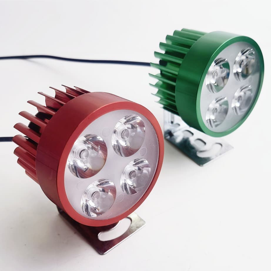 Manufacturer Electric Vehicle Spotlight Motorcycle LED Headlight External Spotlight 6-Bead 9-Bead Increased Brightness Modified Spotlight