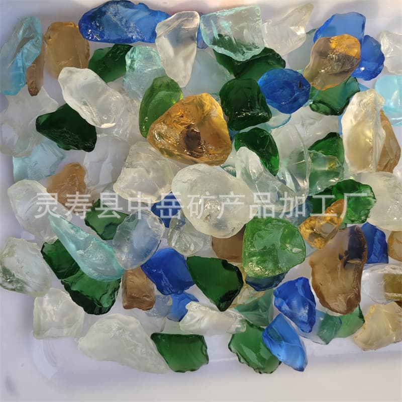 Sea Glass Aromatherapy Stone Diffuser Crystal Filled Aroma Diffuser Stone Glass Diffuser Crushed Stones